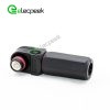 Battery Storage Connector Surlok Plug Male Right Angle 60A 6mm 10mm² IP67 Black