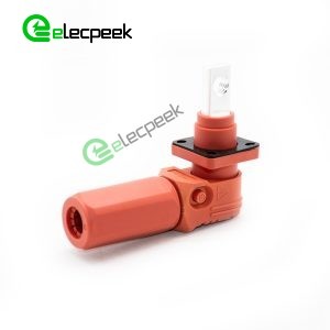 Energy Battery Storage Connector Surlok Plug Male Right Angle 150A 8mm 35mm² IP67 Red