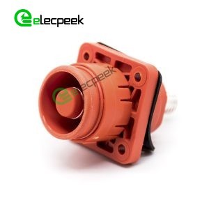 Energy Battery Storage Connector Surlok Socket Female Straight 6mm OS IP67 Orange