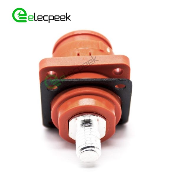 Energy Battery Storage Connector Surlok Socket Female Straight 6mm OS IP67 Orange