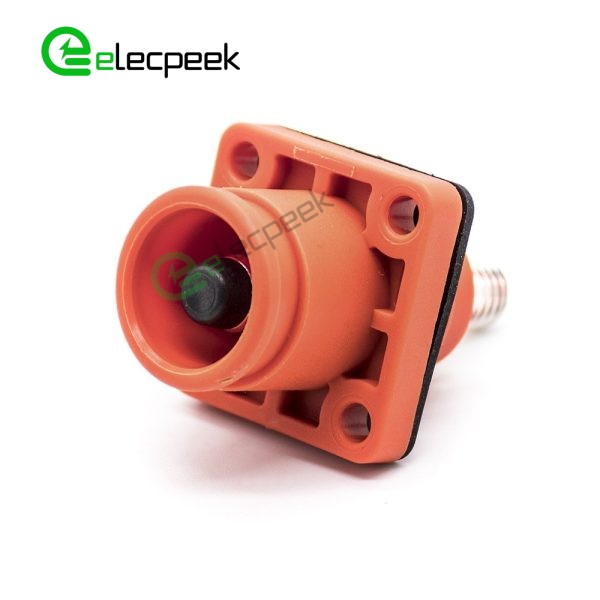 Energy Battery Storage Connector Surlok Socket Female Straight 6mm IS IP67 Orange