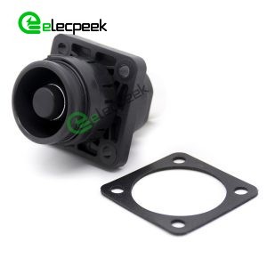 Energy Battery Storage Connector Surlok Socket Female Straight 6mm IS IP67 Black