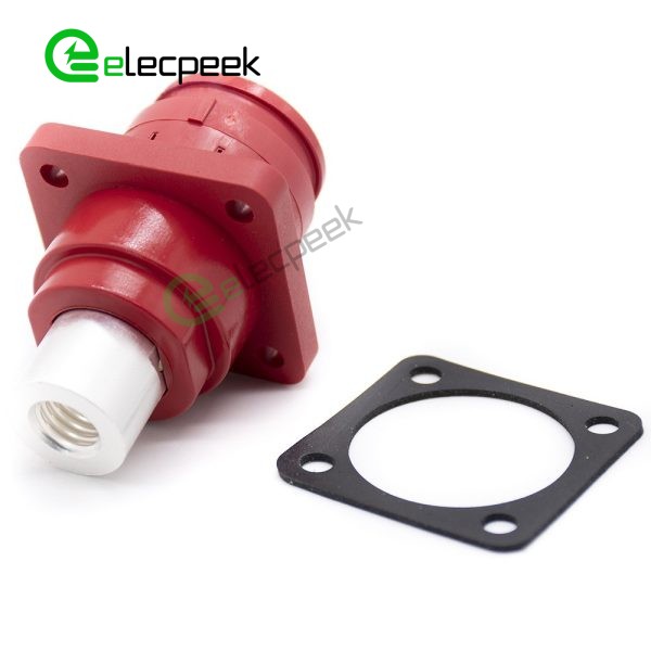 Energy Battery Storage Connector Surlok Socket Female Straight 6mm IS IP67 Red