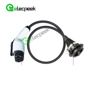 GBT Plug to IEC 62196-3 Socket 32A 250V EV Fast Charging Adapter with 1 Meters Cable