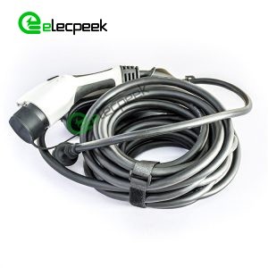 GB Standards AC Charging Connector Plug 16A 250V Single Phase EV Charger Mode 2 with 5 Meters Cable