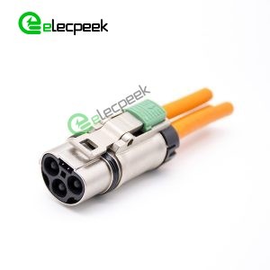 HVSL High Voltage Safety Lock Cable 3.6mm 3 Pin 35A