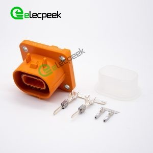 HVIL Connector 2 pin 2.8mm 16A 180° Receptacle Plastic