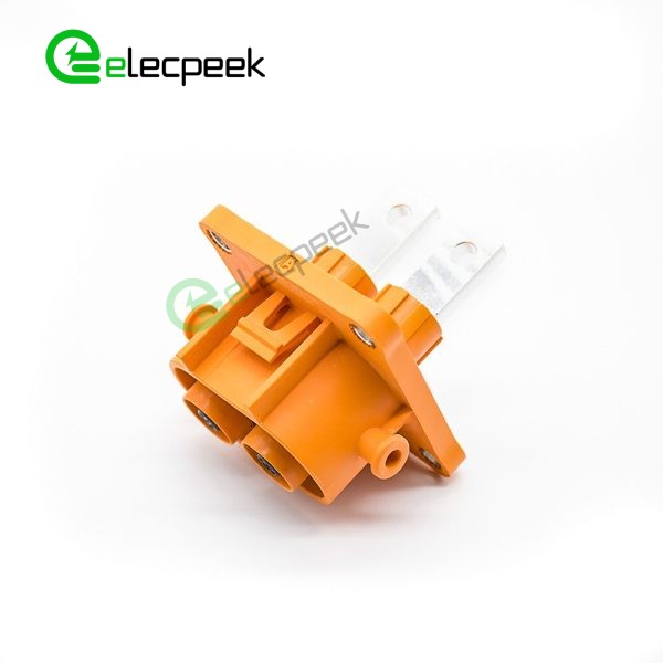 HVIL High Voltage Interlock Connector 2Pin 8mm 200A Socket Plastic W/busbar M8 Thread Hole