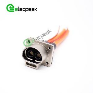 HVIL High Voltage Interlock Connector 2 Pin 3.6mm 35A Straight Socket Metal Shell A Key