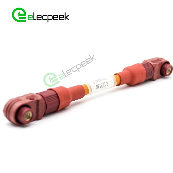 Battery Storage Connector Cable Female Right Angle Plug 8mm 1 Pin 200A