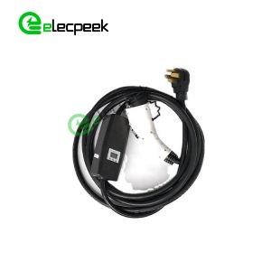 SAE J1772 AC Charging Connector 16A 110V EV Plug Single Phase EV Electric Car for Vehicle End