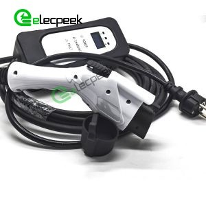 SAE J1772 ISO AC 32A 110V Charging Plug Single Phase EV Charger Electric Car for Vehicle End