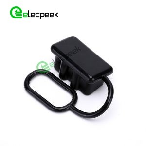 Black Rubber External Protective Dustproof Cover For 2 way 120A Power Connector