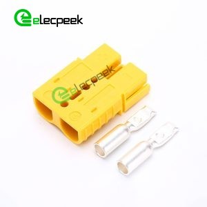 2 Way Forklift Battery Power Cable Connectors 120A