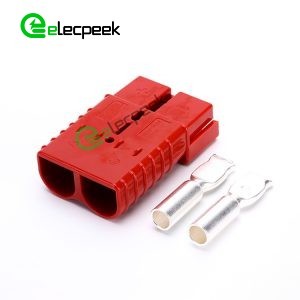 2 Way Forklift Battery Power Cable Connectors 350A